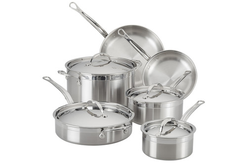 Hestan ProBond Forged Stainless Steel 10 Piece Cookware Set