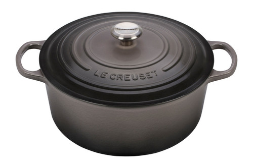 Le Creuset Signature Cast Iron 13.25 qt. Oyster Round Dutch Oven
