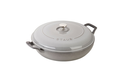 Staub Cast Iron 3.5 qt. Graphite Grey Braiser