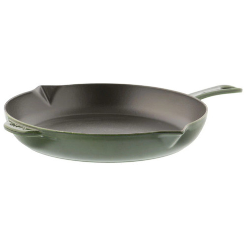 Staub Cast Iron 12 inch Fry Pan - Basil