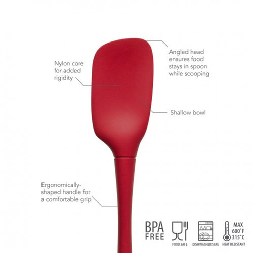 Tovolo Flex-Core Silicone Cayenne Spoonula