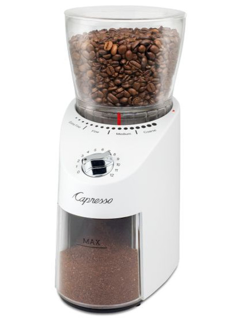 Capresso Infinity Plus Conical Burr Grinder - White