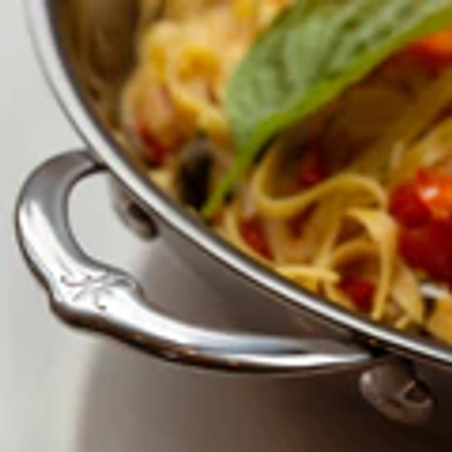 Hestan Nanobond Stainless Steel 14 inch Chef Pan with Helper Handle