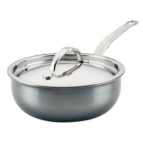 Hestan Nanobond Stainless Steel 2 qt. Saucier with Lid