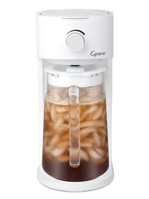 Capresso Iced Tea Maker with 80oz. Glass Carafe - White
