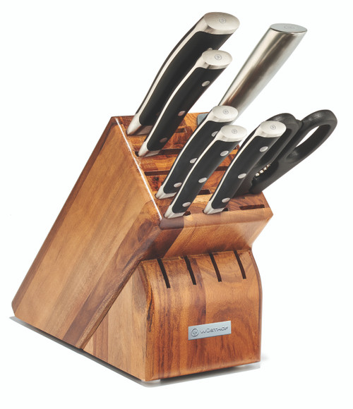 Wusthof Classic Ikon 8 piece Acacia Block Set