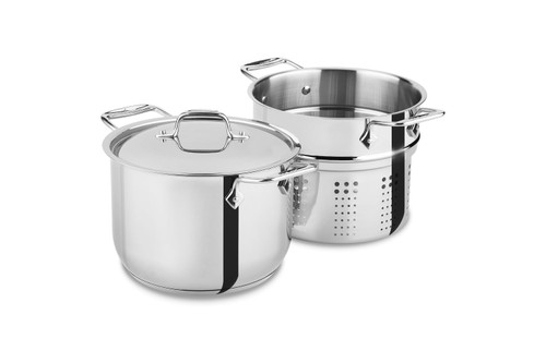 All-Clad Stainless 6 qt. Pasta Pot with Insert