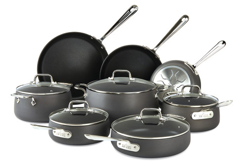 All-Clad HA1 Hard Anodized Nonstick 13 Piece Cookware Set