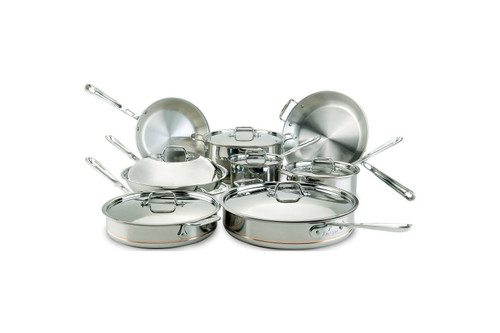 All-Clad Copper-Core 14 Piece Cookware Set