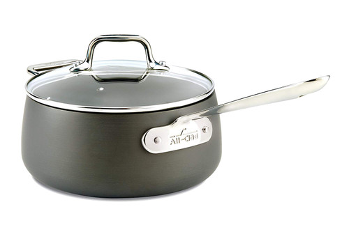 All-Clad HA1 Hard Anodized Nonstick 3.5 qt. Sauce Pan