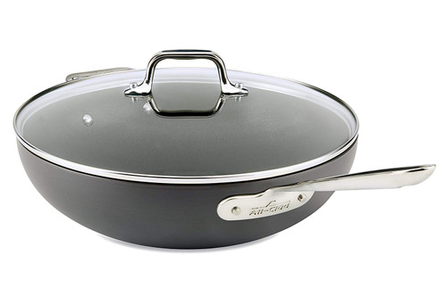 All-Clad HA1 Hard Anodized Nonstick 12 inch Chef's Pan with Lid