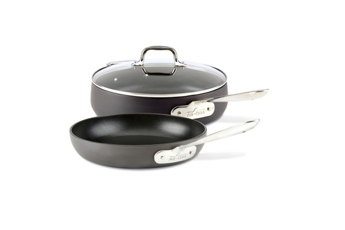 All-Clad HA1 Hard Anodized Nonstick 3 Piece Cookware Set
