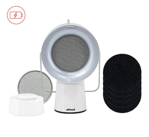 AirHood Wireless Daily Trio - Portable Kitchen Air Cleaner - White