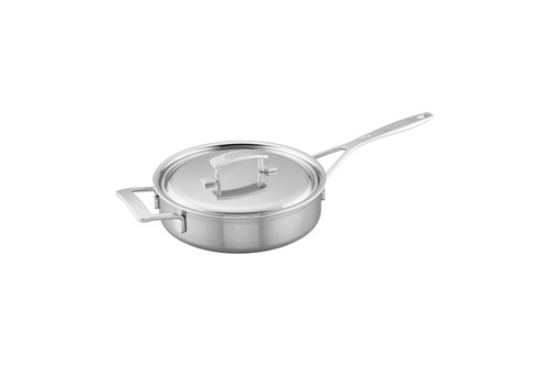 Demeyere Industry5 Stainless Steel 3 qt. Saute Pan