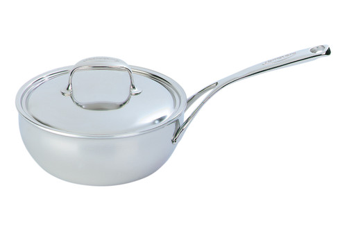 Demeyere Atlantis Stainless Steel 3 1/2 qt. Conic Saute Pan & Lid