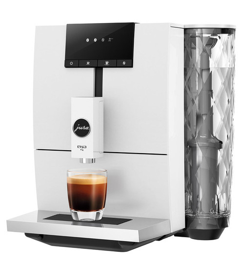 Jura ENA 4 Super Automatic Coffee Machine - Piano White