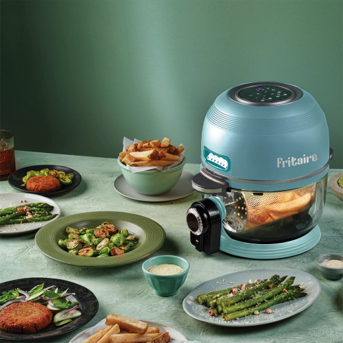 Fritaire BPA Free and Self-Cleaning Glass Bowl Air Fryer - Sage