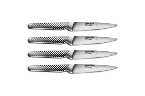 Global 4 Piece Hot Drop Forged Steak Knife Set