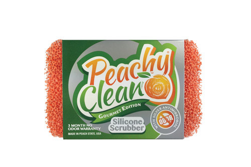 Peachy Clean Silicone Dish Scrubber