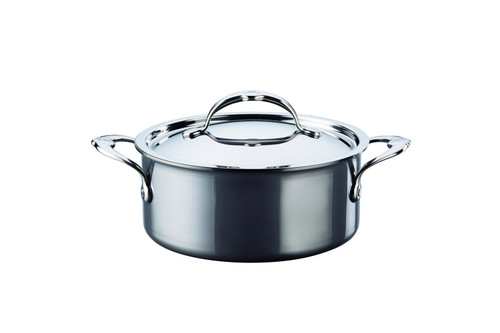 Hestan NanoBond Stainless Steel 3 qt. Covered Soup Pot
