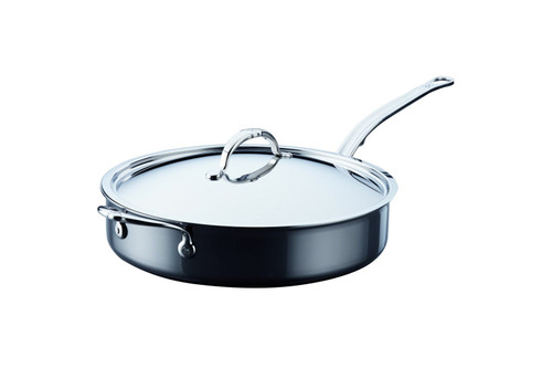 Hestan NanoBond Stainless Steel 5 qt. Covered Saute w/Helper Handle