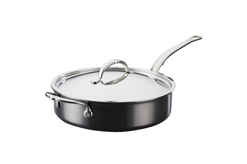 Hestan NanoBond Stainless Steel 3 1/2 qt. Covered Saute w/Helper Handle