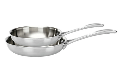 Zwilling Spirit 8 & 10 in Stainless Steel Fry Pan Set