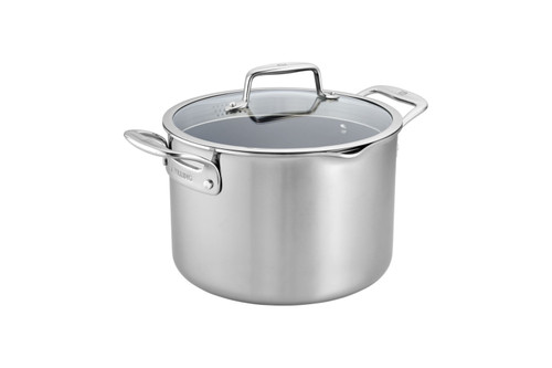 Zwilling CFX Stainless Steel 8 qt. Ceramic Nonstick Stock Pot