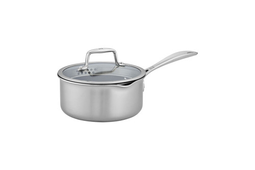 Zwilling CFX Stainless Steel Ceramic Nonstick 1 Quart Saucepan
