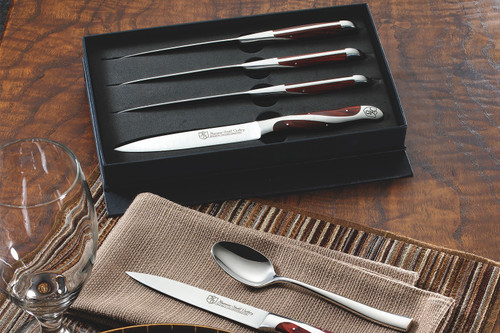 Hammer Stahl 4 Piece Steak Knife Set with Gift Box