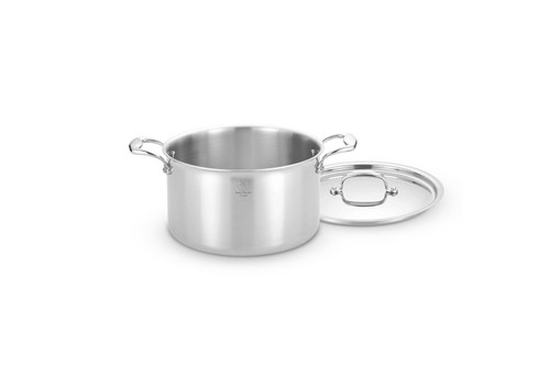 Hammer Stahl Heritage Steel Multi-Ply 8 qt. Stock Pot with Lid