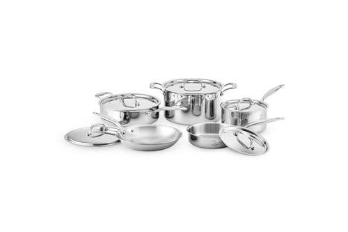 Hammer Stahl Heritage Steel Multi-Ply 10 Piece Cookware Set