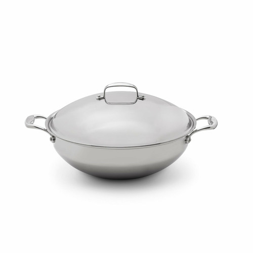 Hammer Stahl Heritage Steel 13.5in Wok with Lid