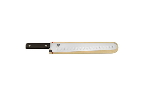 Shun Classic 12 inch Hollow Edge Brisket Knife with Saya