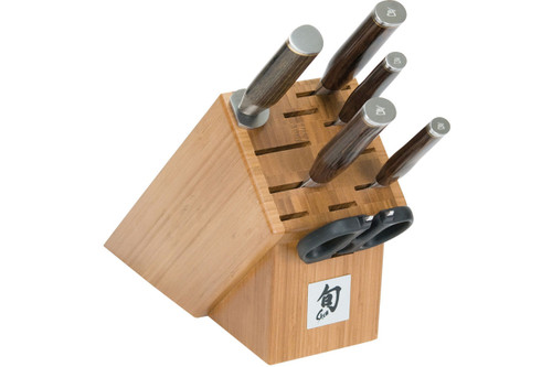 Shun Premier 7 Piece Essential Knife Block Set