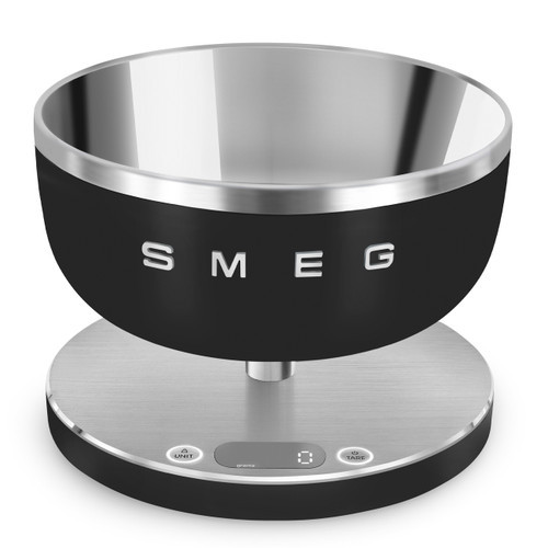 SMEG Analog & Digital Kitchen Scale - Black