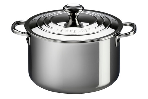 Le Creuset Premium Stainless Steel 7 qt. Stock Pot with Lid