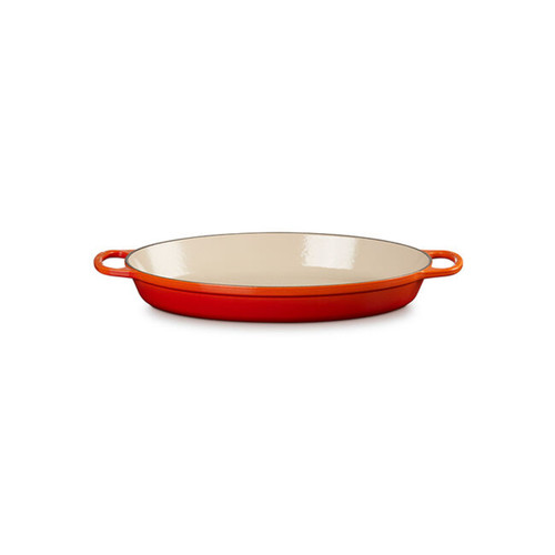 Le Creuset Signature Cast Iron 3 Quart Oval Baker - Flame