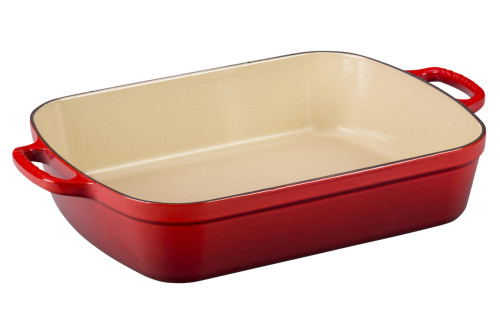 Le Creuset Signature Cast Iron 5.25 Quart Roaster - Cerise