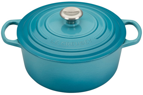 Le Creuset Signature Cast Iron 7.25 qt. Caribbean Round Dutch Oven