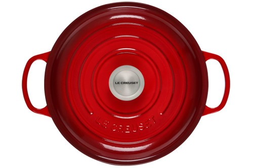 Le Creuset Signature Cast Iron 5 qt. Cerise Braiser