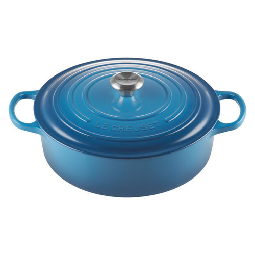 Le Creuset Signature Cast Iron Round Wide 6.75 Quart Oven - Marseille