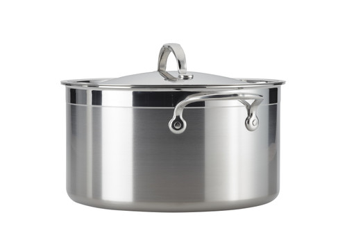 Hestan ProBond Forged Stainless Steel 8 qt. Stock Pot with Lid