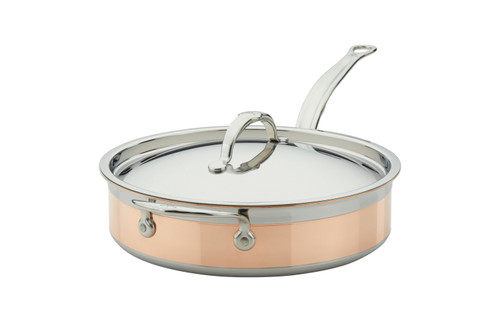 Hestan CopperBond Copper Induction 3 1/2 qt. Saute Pan with Lid