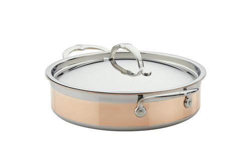 Hestan CopperBond Copper Induction 3 1/2 qt. Sauteuse with Lid