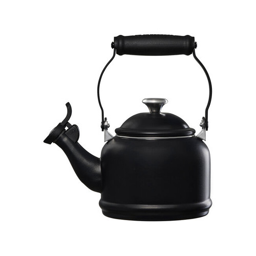 Le Creuset Demi Tea Kettle with Stainless Steel Knob - Licorice
