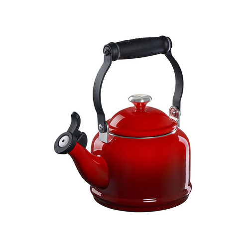 Le Creuset Demi Tea Kettle with Stainless Steel Knob - Cerise