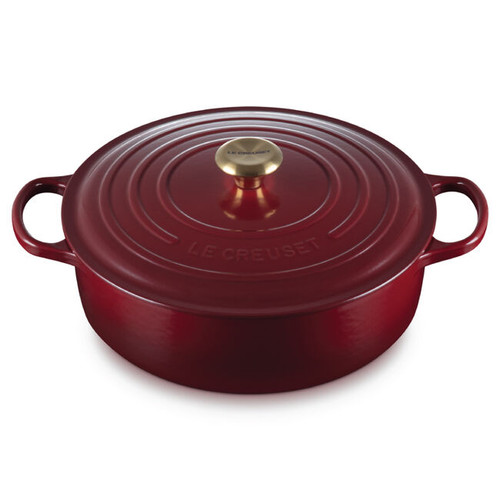 Le Creuset Signature Cast Iron Round Wide 6.75 Quart Oven - Rhone