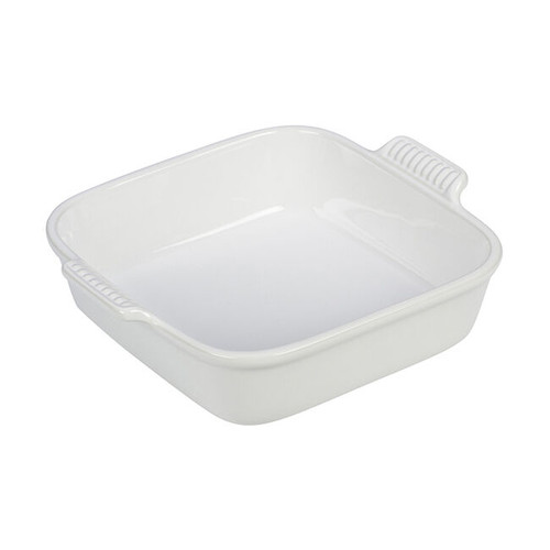 Le Creuset 9" Square Dish - White