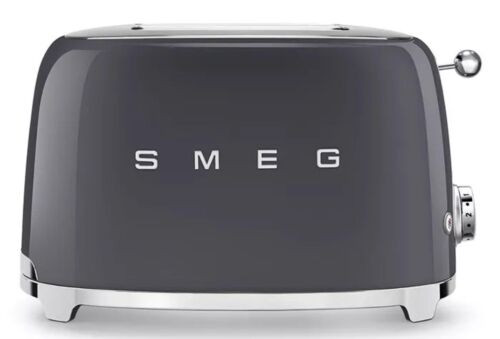 Smeg Retro Style 2x2 Slice Toaster - Grey